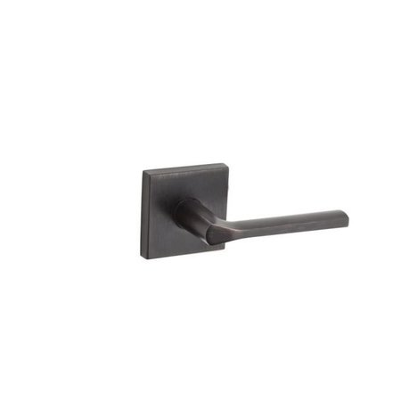 KWIKSET Lisbon Lever Interior Single Cylinder Handleset Trim, Venetian Bronze 966LSLSQT-11P